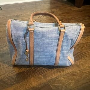 Fossil chambray purse